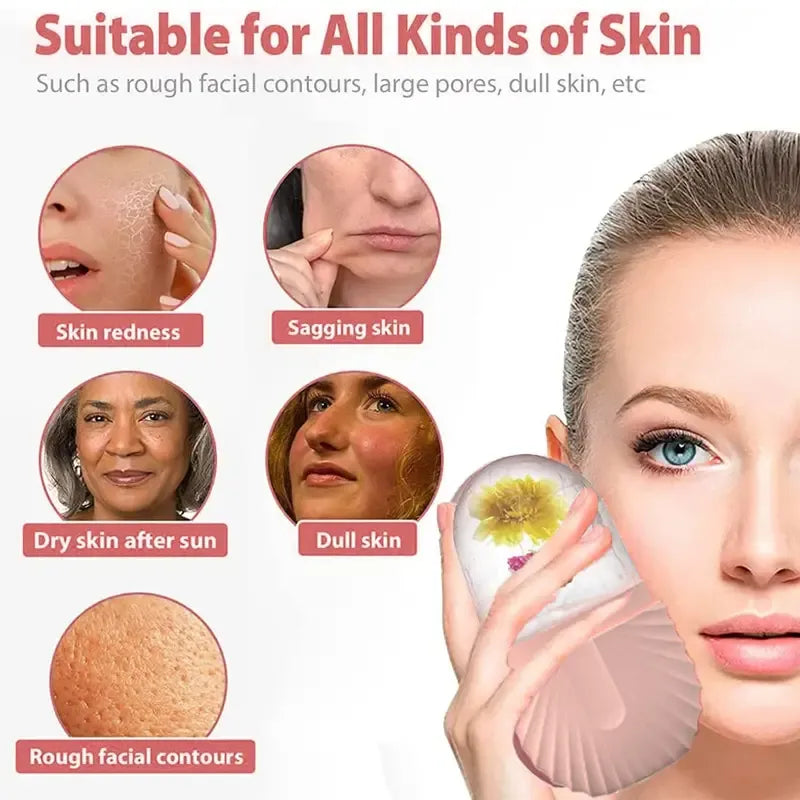 Ice Facial Roller Lifting & Contouring Tool