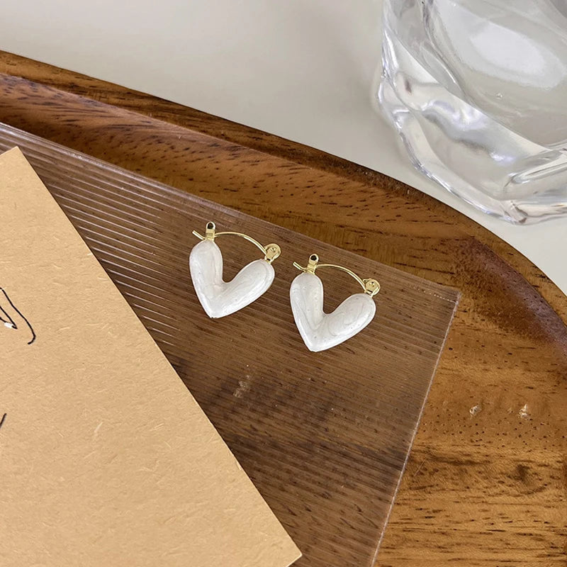 Heart Stud Earrings