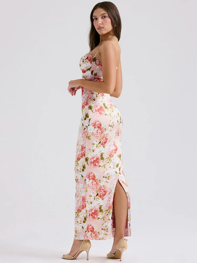 Mozision Spaghetti Strap Maxi Dress
