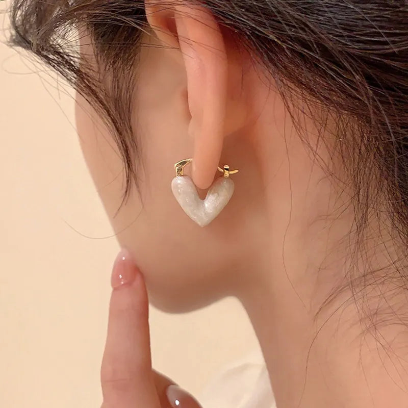 Heart Stud Earrings