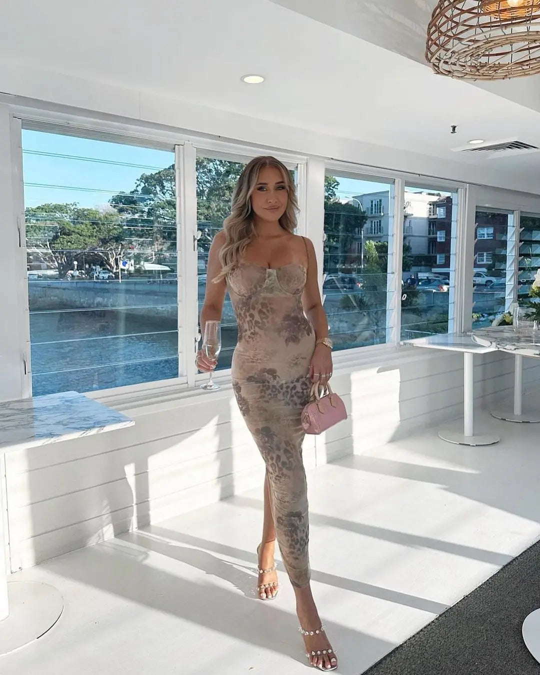 Back Lace Up Summer Dress