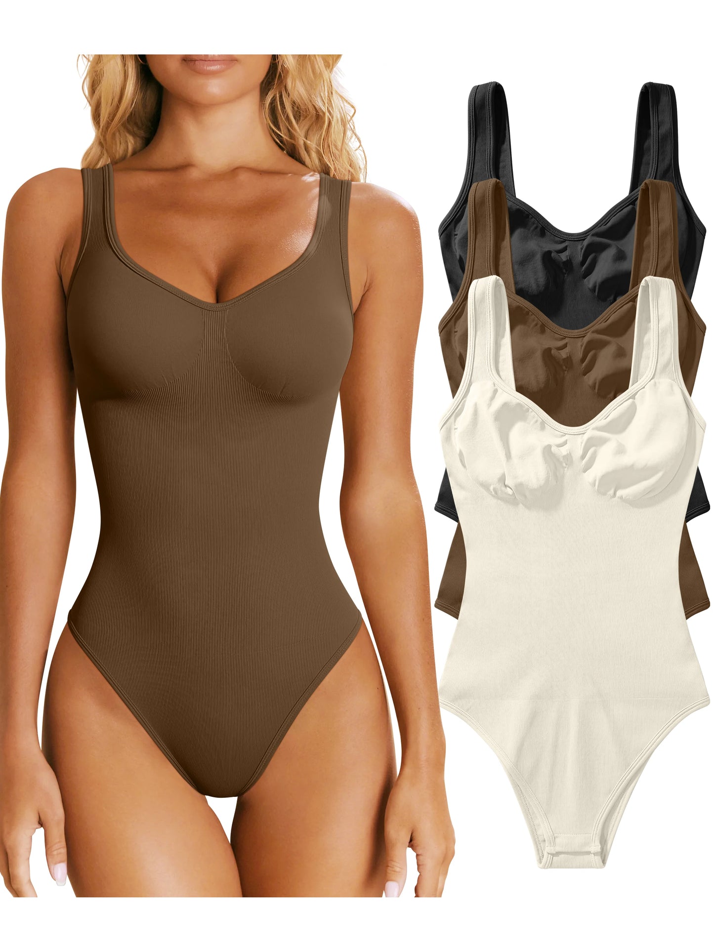 Backless Seamless Bodysuit