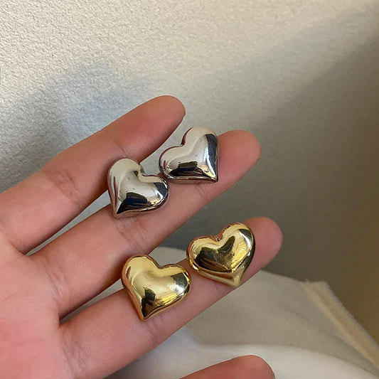 Vintage Heart Drop Earrings