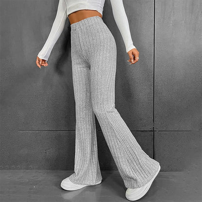 Knitted Wide-Legged Pants