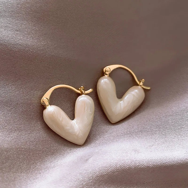 Heart Stud Earrings